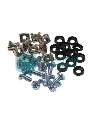 Набор ITK закладных винтов-шайб-гаек под крестовую отвертку (M6x12мм)