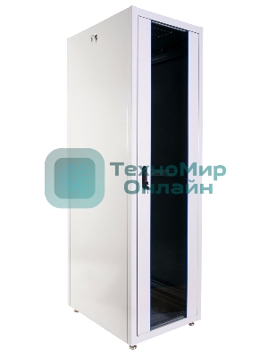 Шкаф телекоммуникационный напольный ЭКОНОМ 42U (600 1000) дверь перфорированная 2 шт.