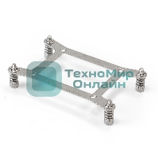 Кулер для процессора ExeGate ESNK-P0050AP4.PWM.4U.2011.Cu серебристый, 92 мм, алюминий/медь, 3800 об/мин, 44 дБ, 4 pin, 165 Вт, 125.8 мм