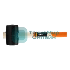 Киянка резиновая Sparta 340 г, черная резина, деревянная рукоятка