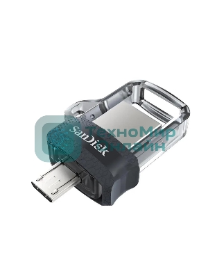 Флешка USB SanDisk DD3 Ultra (SDDD3-032G-G46), 32Gb, USB 3.0/microUSB, R/W 130/30, черный