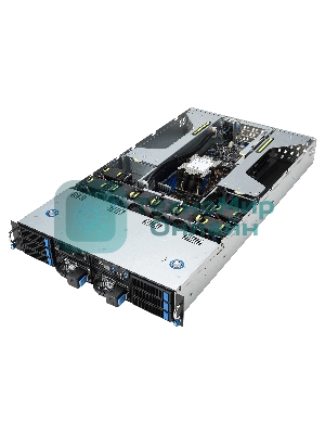 Серверная платформа ASUS ESC4000A-E12-SKU1, 2U GPU, 1 x SP5 LGA6096 EPYC 9004 (400W), 12DIMM DDR5, 2 x 2.5