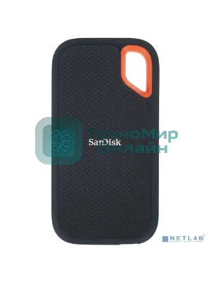 Внешний SSD SanDisk Extreme, 2TB, USB 3.2 Gen 2 Type-C, R/W 1050/1000, серый