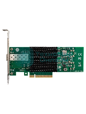 Комплект: Сетевой адаптер SFP+ ExeGate EXE-X520-DA1 + Трансивер Single-Mode до 10км EXT-10G-SM1310-LC2-10KM (EX296227RUS PCI-E x8 v2.0, порты 1x SFP+ 10Gb/s (10/5/2.5/1Gb/s, 100Mb/s), Server NIC Intel Chipset JL82599EN + EX298326RUS: Tx:1310/Rx:1310 нм, до 10 км, разъем Duplex LC)