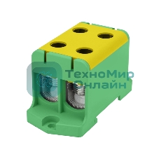 Клемма вводная силовая Rexant КВС 16-95 мм² 2-рядная желто-зеленая PE распределительная