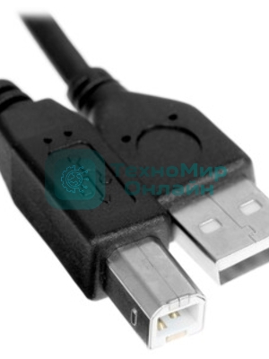 Кабель USB2.0 Cablexpert CCF-USB2-AMBM-TR-15, AM/BM, медь, двойн.экран, фер.кольцо, Pro, 4.5м, прозрач, пакет