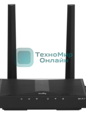 Маршрутизатор Cudy BE3600 2.5G Dual Band Wi-Fi 7 Mesh Router, Chipset Broadcom, 802.11be/ax/ac/a/b/g/n, 2882Mbps at 5GHz + 688Mbps at 2.4GHz, 1 x 2.5Gbps WAN Port, 4 x 10/100/1000Mbps Ports, 4 x 5dBi fixed antennas, WiFi router/AP/Repeater/WISP Mode, PPTP/L2TP/OpenVPN/WireGuard, MLO, MU-MIMO, Guest network, WPS, DDNS, IPv6, IPTV, WOL, WPA3, TR069/TR098/TR111/TR181, Cudy APP
