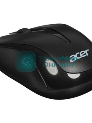 Мышь беспроводная Acer OMR131 черный, 1000 dpi, радиоканал, USB, кнопки - 3