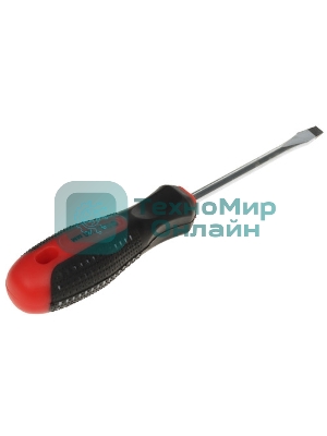 Отвертка Matrix fusion 11423 sl6.0х100 мм crv 3х компонентная рукоятка ''anti slip''