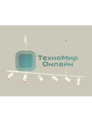 Светильник Ambrella light XB9005300/6 SWH/PPG белый песок/золото розовое полированное MR16 GU5.3 (С9005, С6322, N6114)