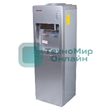 Напольный кулер Renova DC-F1C серебро(Мощность нагрева: 550Вт, при охлаждении 100Вт. Температура воды при нагреве: 85-95 гр. Производ-ть в режиме нагрева: 5л/ч, в режиме охлаждения: 2л/ч. Габариты изделия: 31*30*97 см. Компрессорное охлаждение с камерой д/хранения. серебро