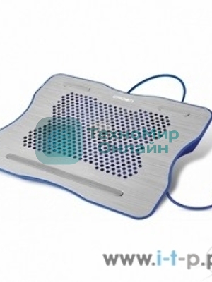 Подставка для ноутбука CROWN CMLC-1001 silver&blue (до 15,6