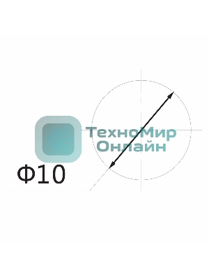 Индикатор Rexant ГРАНЕНЫЙ Ø10.2 220V зеленый