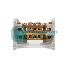 Шина на DIN-рейку в корпусе (кросс-модуль) Rexant 2х7