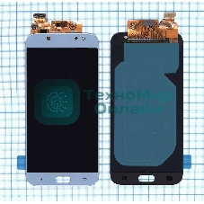 Дисплей для Samsung Galaxy J7 (2017) SM-J730FM в сборе с тачскрином (OLED) синий