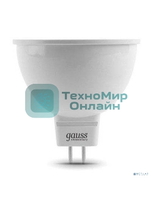 Лампа cветодиодная Gauss LED Elementary 13514MR16 GU5.3 3.5W 2700K 1/10/100