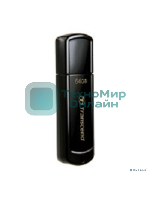 Флешка USB Transcend JetFlash 350 (TS64GJF350), 64Gb, USB 2.0, R/W 15/7, черный