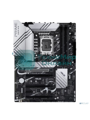 Материнская плата ASUS PRIME Z790-P, LGA 1700, Intel Z790, 4xDDR5, 4xSATA, 3xM.2 PCIe 4.0 x4, 1xPCIe 5.0 x16, 3xPCIe x4, 1xPCIe x1, 1xHDMI, 1xDP, 1xUSB-C 3.2 Gen 2x2, 1xUSB 3.2 Gen 2, 2xUSB 3.2 Gen 1, 4xUSB 2.0, 1x 2.5Gb LAN, 3x3.5 мм, 7.1, ATX