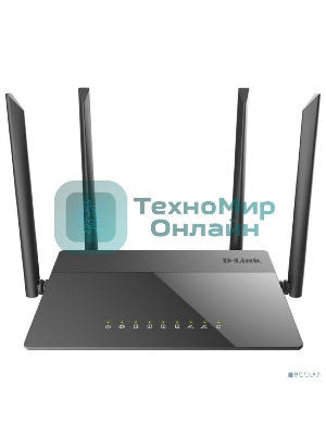 Маршрутизатор беспроводной D-Link DIR-841/RU/A1B, Wireless AC1200 Dual-Band Router with 1 10/100/1000Base-T WAN port and 410/100Base-TX LAN ports.802.11b/g/n compatible, 802.11AC up to 866Mbps,1 10/100/1000Base-T WAN port, 4