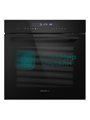 Духовой шкаф электрический Maunfeld MEOR7217SMFB черный