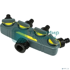 Разветвитель 4-канальный на кран 1/2
