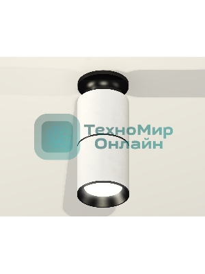 Светильник Ambrella Light XS6301220 SWH/PBK белый песок/черный полированный MR16 GU5.3 (N6902, C6301, A2061, N6103)