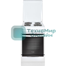 Плита электрическая Gefest 5140-02 белый, конфорок 4 электрических, духовка 55 л, 50 см x 85 см x 58.5 см