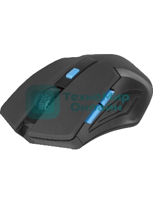 Мышь беспроводная Defender Accura MM-275 синий, 1600 dpi, радиоканал, USB, кнопки - 6