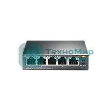 Коммутатор TP-Link SMB TL-SF1005P 5-портовый 10/100 Мбит/с настольный коммутатор с 4 портами PoE