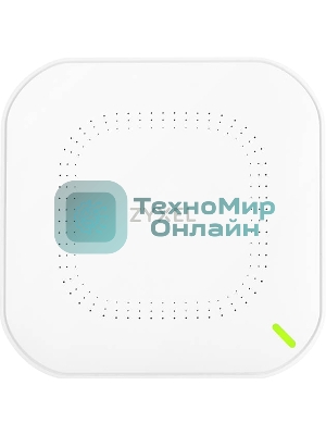 Гибридная точка доступа Zyxel NebulaFlex NWA50AX, WiFi 6, 802.11a/b/g/n/ac/ax (2,4 и 5 ГГц), MU-MIMO, антенны 2x2, до 575+1200 Мбит/с, 1xLAN GE, PoE, без поддержки Captive portal и WPA-Enterprise, защ