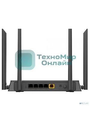 Маршрутизатор беспроводной D-Link DIR-841/RU/A1B, Wireless AC1200 Dual-Band Router with 1 10/100/1000Base-T WAN port and 410/100Base-TX LAN ports.802.11b/g/n compatible, 802.11AC up to 866Mbps,1 10/100/1000Base-T WAN port, 4