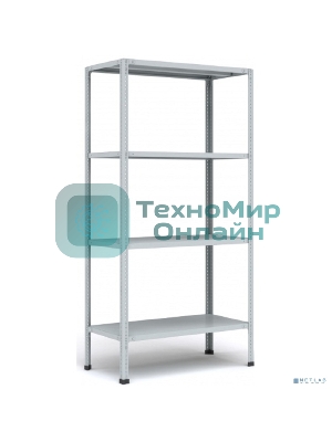 Стеллаж MS 200KD/100x40/4 (Размеры внешние (ВхШхГ) 2000х1000х400 мм, 4 полки, с разборной стойкой) S24099244402