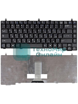 Клавиатура для ноутбука MSI Megabook VR330X VR330XB VR330, черная