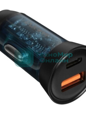 Автомобильное зарядное устройство Maxvi CCM-MS603PD 43W 6A (USB + Type-C, QC3.0 PD3.0) черный