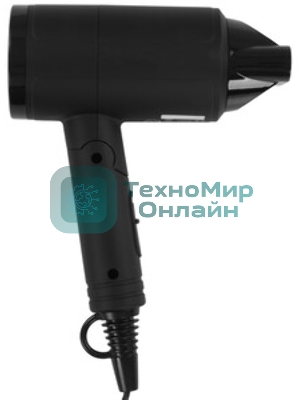 Фен BRAYER BR3040 черный, 1400 Вт, компактный