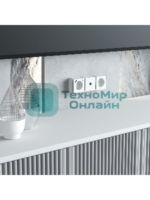 ТВ-розетка оконечная Gallant (белый)