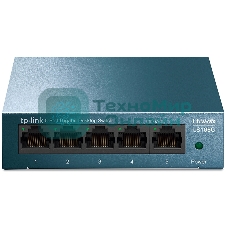 Коммутатор TP-Link 5 ports Giga Unmanagement switch, 5 10/100/1000Mbps RJ-45 ports