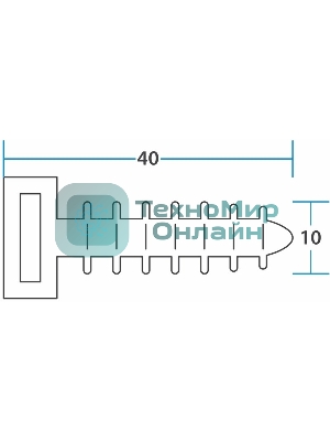 Дюбель под стяжку Rexant (база), d=10 х 40 мм, черный, упаковка 100 шт.