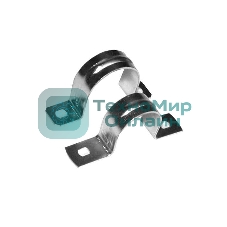 Скоба креп. метал. оцинк. двухлап. d50 (уп. 20 шт) Рувинил С21450