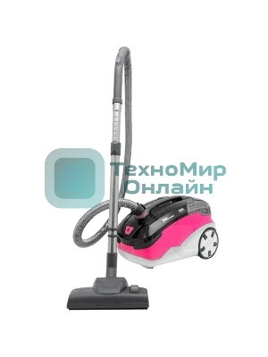 Моющий пылесос Thomas ALLERGY&FAMILY розовый/серый, 325/1700 Вт, уборка влажная/сухая/сбор жидкости, пылесборник мешок/контейнер 6 л