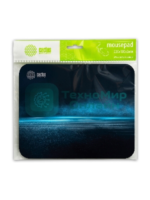 Коврик для мыши Cactus CS-MP-P03XS Микро черный 220x180x2мм