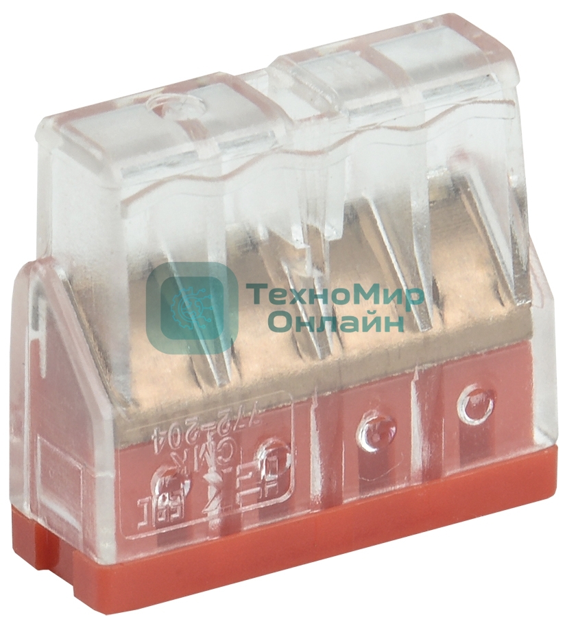 Клемма строительно-монтажная СМК 772-204 (уп.4шт) IEK UKZ30-204-004