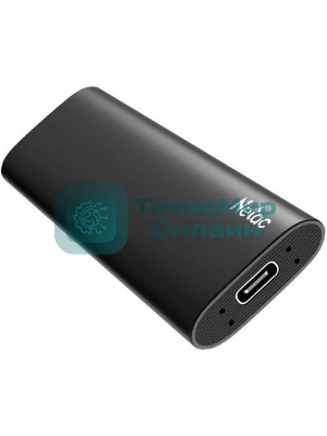 Внешний SSD Netac Z SLIM, 1TB, USB 3.2 Gen 2 Type-C, R/W 550/480, черный