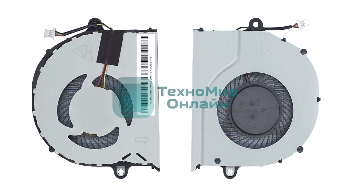 Вентилятор (кулер) для ноутбука Acer Aspire E5-521 E5-523 E5-511 E5-575 E5-572 E5-573 VER-1