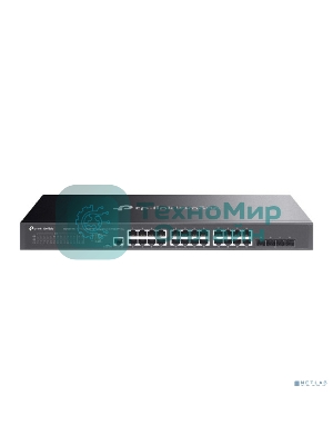 Коммутатор JetStream 24-Port 2.5GbASE-T L2+ Managed Switch with 4 10GE SFP+ SlotsPORT: 24× 2.5G RJ45 Ports, 4× 10G SFP+ Slots, RJ45/Micro-USB Console PortSPEC: 1U 19-inch Rack-mountable Steel CaseFEATURE: Integration with Omada SDN Controller, Static Routi