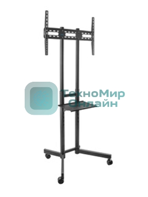 Мобильная стойка напольная Kromax OMEGA-15 черный, 1 шт/уп, для TV 32
