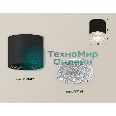 Светильник Ambrella Light XS7402010 SBK/CL черный песок/прозрачный MR16 GU5.3 (C7402, N7191)