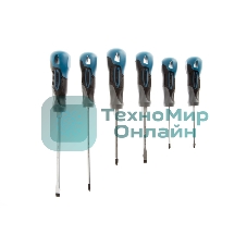 Набор отверток Gross 12164 6 шт, S2, трехкомпонентная рукоятка