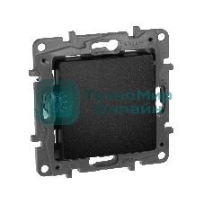 Кнопка автомат 6AX авт. зажимы ETIKA Plus, антрацит