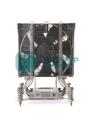 Кулер для процессора ExeGate ESNK-P0051AP4.PWM.4U.115x.Cu серебристый, 92 мм, алюминий/медь, 3800 об/мин, 44 дБ, 4 pin, 165 Вт, 125.8 мм